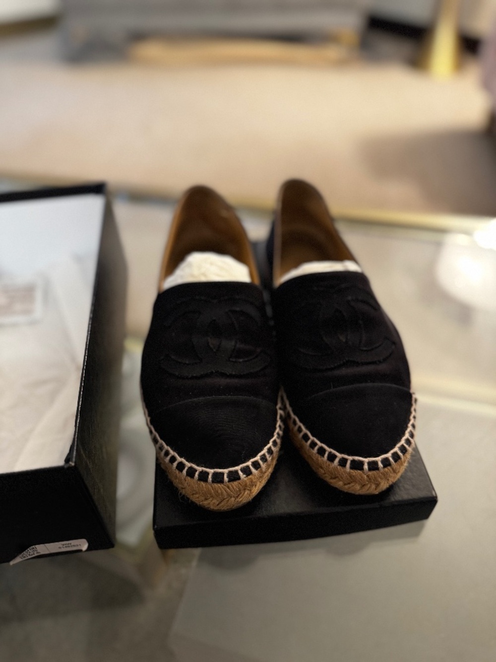 Chanel Satin Espadrilles